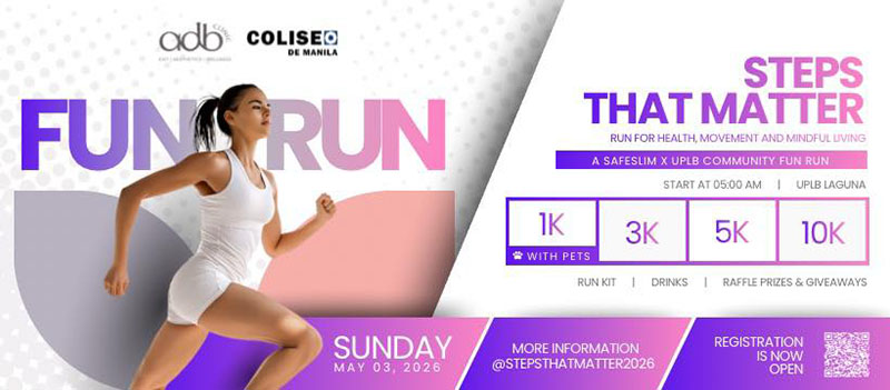 Steps That Matter: A SafeSlim x UPLB Community Fun Run 2026