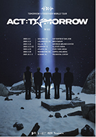 TXT World Tour ‘Act : Tomorrow’ poster